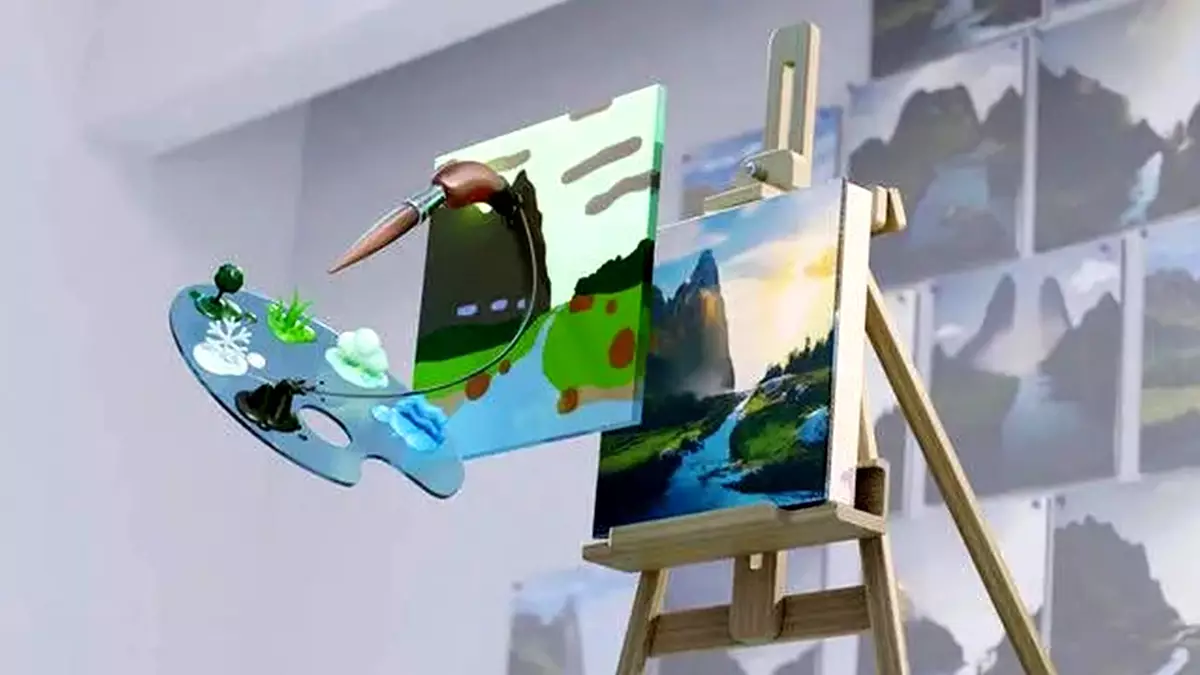 Nvidia Canvas: Creating Art With Ai Without Human Intervention